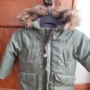 Gap Kids, Army Green, Down Winter Coat, Size 3T